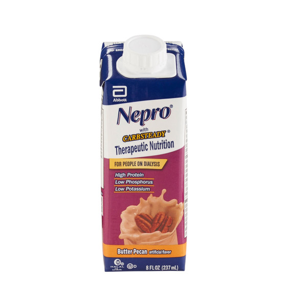 Oral Supplement Nepro® with Carbsteady® Butter Pecan Flavor Liquid 8 oz. Reclosable Carton 