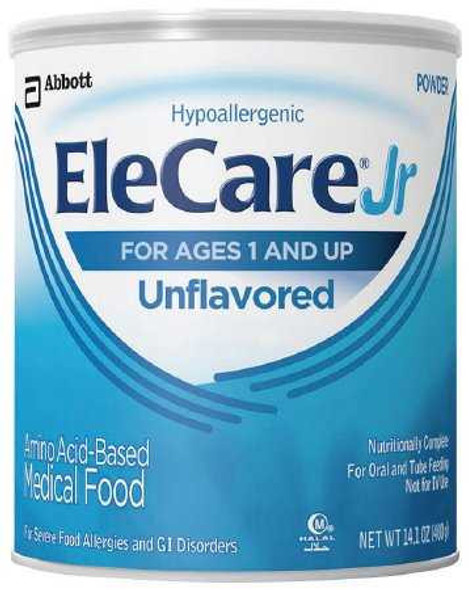 Pediatric Oral Supplement EleCare Jr Unflavored 14.1 oz. Can Powder 55253 Each/1 55253 ABBOTT NUTRITION 772260_EA