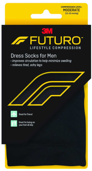 SOCKS MEN DRESS BLK REVIT 12/BX 3MCONS 71038EN Pair/1 3M HEALTHCARE (NEXCARE) 1084272_PR