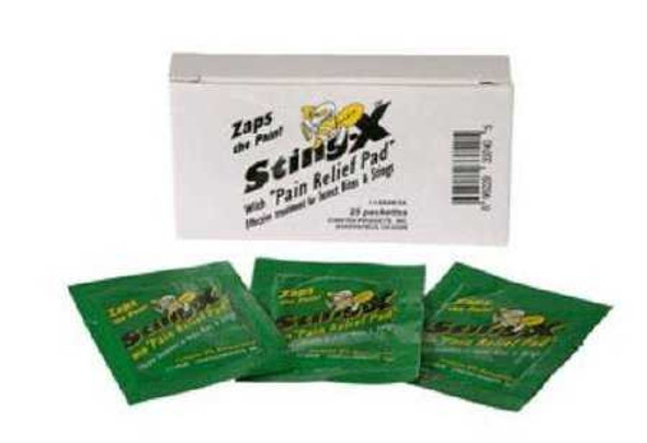 Sting and Bite Relief Sting X Towelette Individual Packet 33740 Box/25 50-5812-1 Coretex Products 1066920_BX