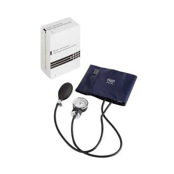 Aneroid Sphygmomanometer BASIC Pocket Style Hand Held 2-Tube Adult Arm 01-776MCE Each/1 01-776MCE MCK BRAND 363779_EA