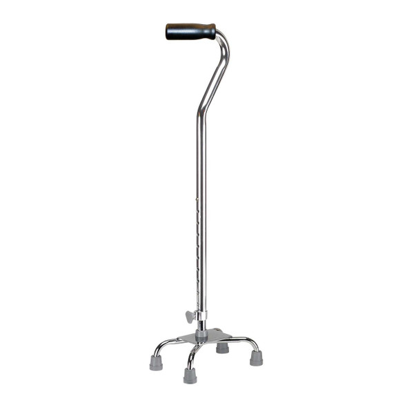 Quad Cane Aluminum 30 to 39 Inch Chrome 10301-4 Case/4 - 13013800 10301-4 DRIVE MEDICAL DESIGN & MFG 628457_CS