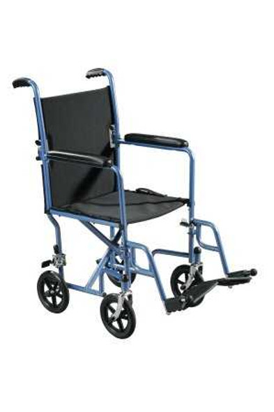 Transport Chair Steel 250 lbs Padded Arms Black TR37E-SV Case/1 TR37E-SV DRIVE MEDICAL DESIGN & MFG 662867_EA