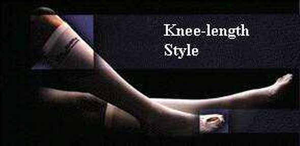 Anti-embolism Stockings Lifespan Knee-high Medium Regular White Inspection Toe 553-02 Pair/1 553-02 ALBAHEALTH PRODUCTS 404035_PR