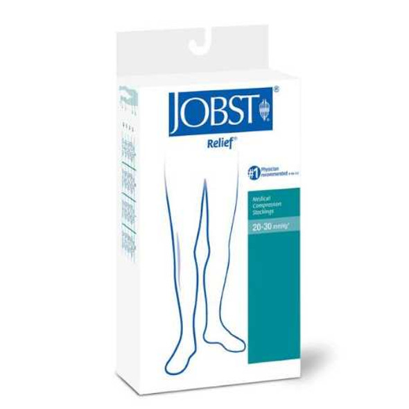 Compression Stockings Jobst Relief Thigh-High Small Beige Closed Toe 114208 Pair/1 114208 BEIERSDORF/JOBST, INC 640697_PR