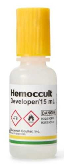 Developer Solution Fecal Occult Blood Test Hemoccult 75% 15 mL 62115 Box/20 62115 HEMOCUE AMERICA 51208_BX