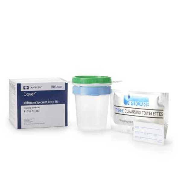 Urine Specimen Collection Kit Easy-Catch Specimen Container Sterile 25000 Case/100 25000 KENDALL HEALTHCARE PROD INC. 182381_CS