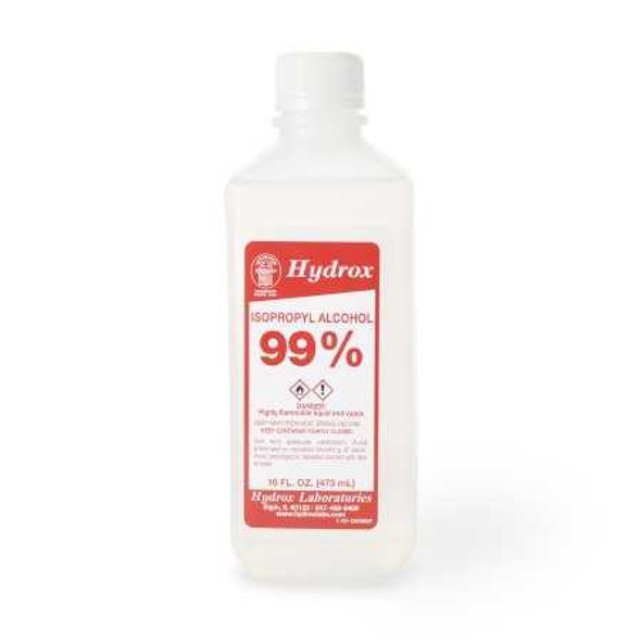 ALCOHOL ISO 99% 16OZ 12EA/CS HYDROX D0052 Case/12 D0052 HYDROX CHEMICAL CO 897464_CS