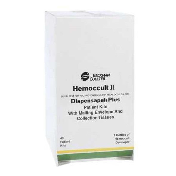 Rapid Diagnostic Test Kit Hemoccult II Dispensapak Plus Colorectal Cancer Screen Fecal Occult Blood Test FOB Stool Sample CLIA Waived 40 Tests 61130A Box/40 61130A HEMOCUE AMERICA 174822_BX