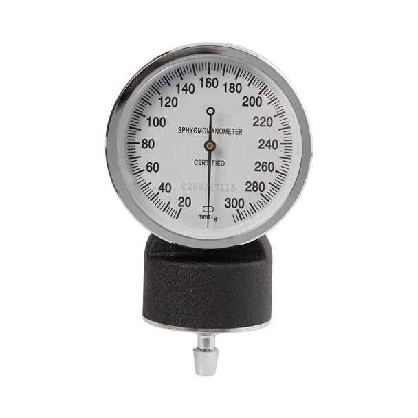 Blood Pressure Unit Gauge McKesson Black Body White Face with Black Numbers Standard Aneroid Sphygmomanometers 01-775 Series 01-809GM Each/1 01-809GM MCK BRAND 363783_EA