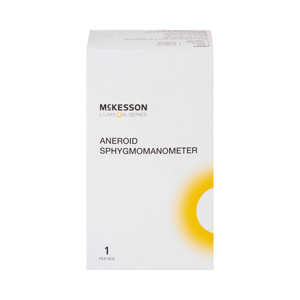 Aneroid Sphygmomanometer McKesson LUMEON Pocket Style Hand Held 2-Tube Large Adult Arm 01-700-12XBDGM Box/1 01-700-12XBDGM MCK BRAND 803184_BX