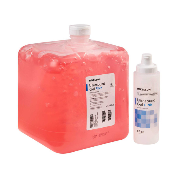 Ultrasound Gel McKesson Ultrasound Transmission 5 Liter Cubitainer 4962 Case/4 4962 MCK BRAND 875464_CS