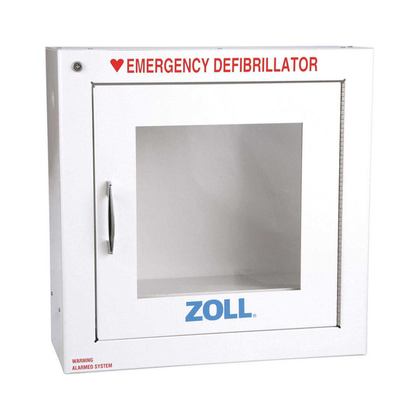 AED Wall Cabinet with Alarm Standard Metal Wall Cabinet with Alarm 17.4 X 17.4 X 8.9 Inch Zoll AED Plus 8000-0855 Each/1 - 80502509 8000-0855 ZOLL MEDICAL CORPORATION 548911_EA