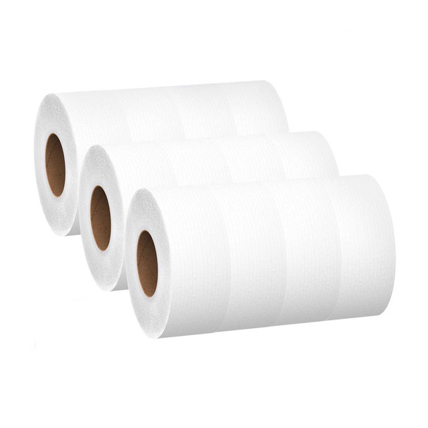 Scott JRT Jr. Toilet Tissue White 2-Ply Jumbo Size Cored Roll Continuous Sheet 3.55 Inch X 1000 Foot 07805 Case/12 7805 KIMBERLY CLARK PROFESSIONAL & 449758_CS