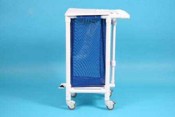 Single Hamper with Bag Deluxe 4 Casters 25 gal. 871/POWDERBLUE Each/1 871/POWDERBLUE CARE PRODUCT 687366_EA