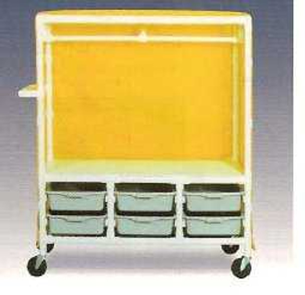 600 Series Garment Cart 3 X 1-1/4 Inch Extra Wide Casters 125 Lb Per Shelf 676S Each/1 - 77063409 676S CARE PRODUCT 703983_EA