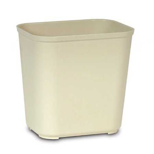 Fire-Resistant Trash Can 28 Quart Beige Thermoset Polyester Open Top FG254300BEIG Each/1 FG254300BEIG SAALFELD REDISTRIBUTION 710939_EA