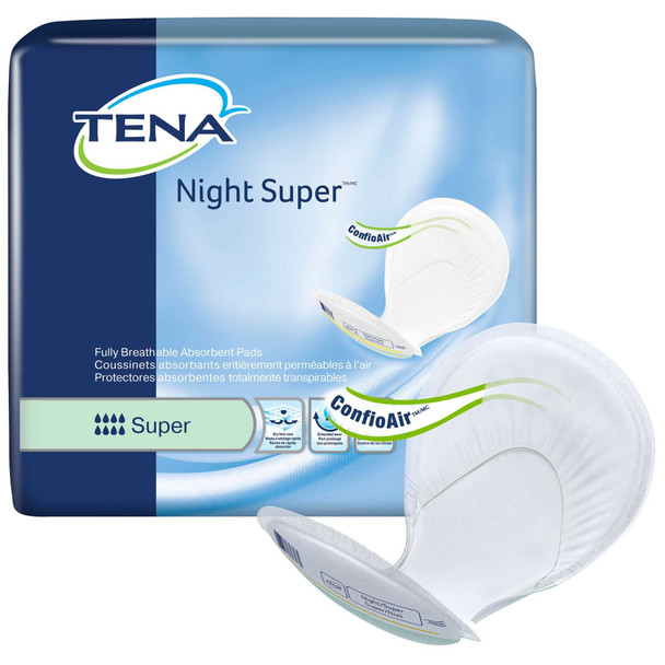 Incontinence Liner TENA Night Heavy Absorbency Polymer Unisex Disposable 62718 Case/2 62718 SCA PERSONAL CARE 285956_CS