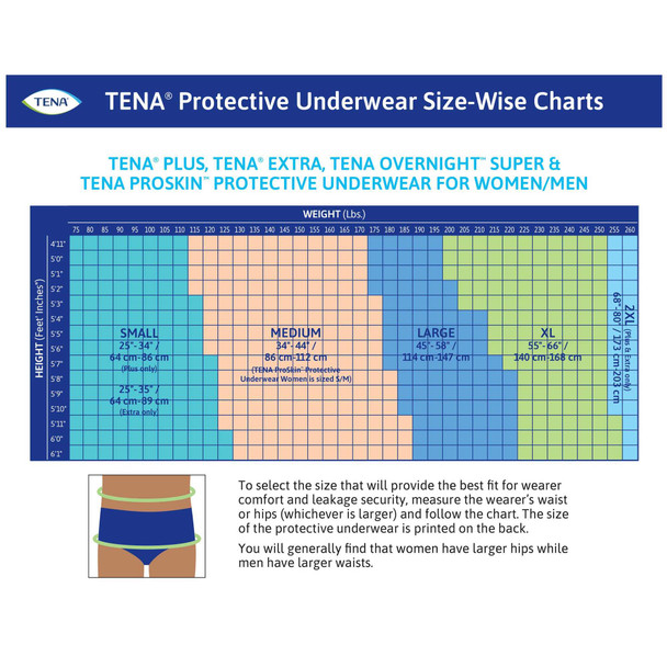 Adult Absorbent Underwear TENA Extra Pull On X-Large Disposable Heavy Absorbency 72425 Case/48 72425 SCA PERSONAL CARE 978895_CS