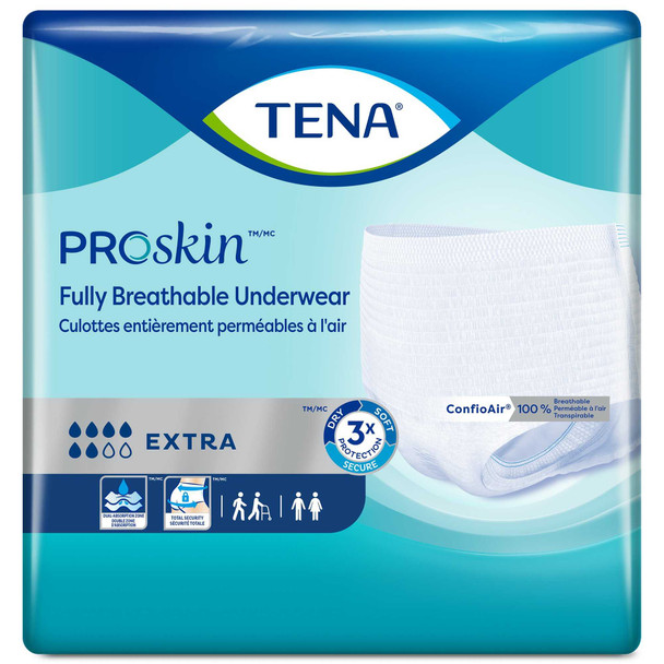 Adult Absorbent Underwear TENA Extra Pull On Small Disposable Heavy Absorbency 72116 Case/64 72116 SCA PERSONAL CARE 978862_CS