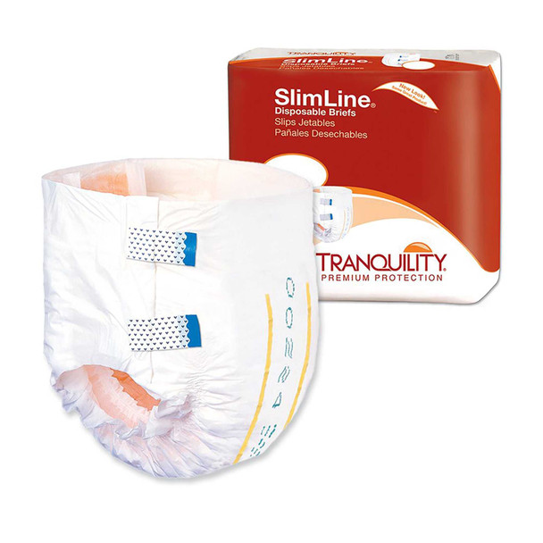 Adult Incontinent Brief Tranquility Slimline Tab Closure Medium Disposable Heavy Absorbency 2122 Pack/1 2122 PRINCIPAL BUSINESS ENT., INC. 238454_PK