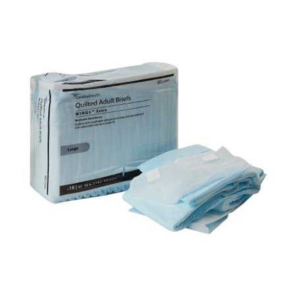 Adult Incontinent Brief Simplicity Tab Closure Large Disposable Moderate Absorbency 65034 BG/18 65034 KENDALL HEALTHCARE PROD INC. 849690_BG