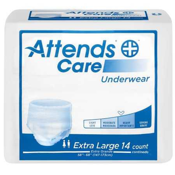 Adult Absorbent Underwear Attends Pull On Regular Disposable Moderate Absorbency APV40 BG/14 APV40 ATTENDS HEALTHCARE PRODUCTS 771658_BG