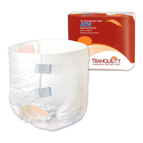 Adult Incontinent Brief Tranquility Atn Tab Closure X-Small Disposable Heavy Absorbency 2183 Pack/10 2183 PRINCIPAL BUSINESS ENT., INC. 445129_PK