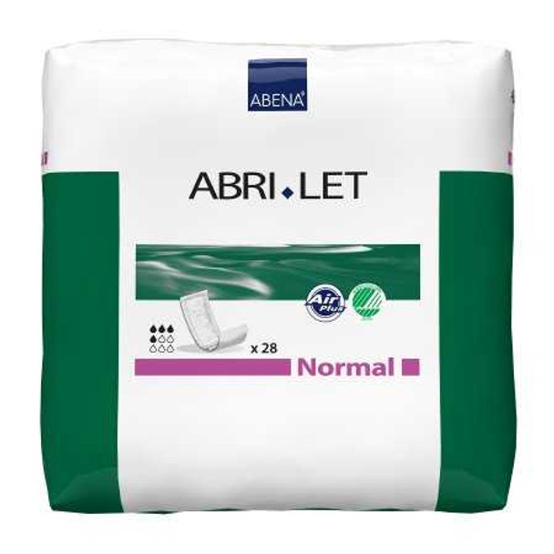 Incontinence Booster Pad Abri-Let 4 X 13 Inch Length Moderate Absorbency Fluff Unisex Disposable 300216 Case/252 300216 ABENA NORTH AMERICA INC 1006487_CS