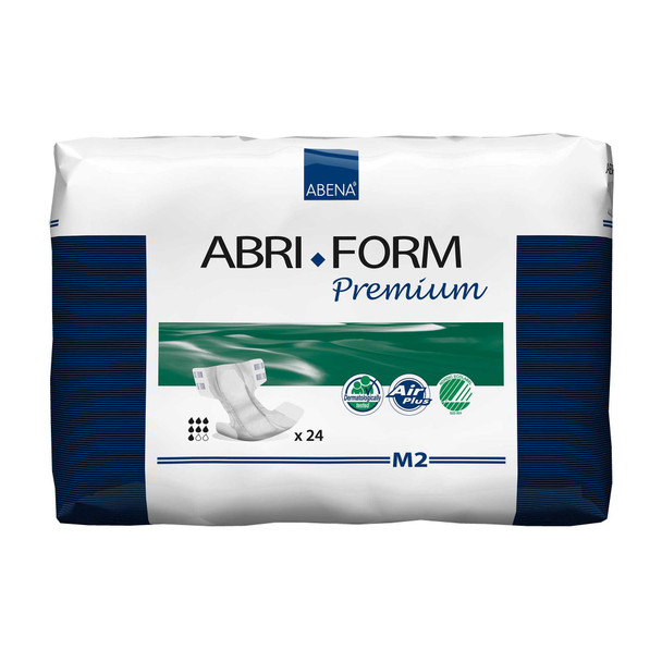 Adult Incontinent Brief Abri-Form Premium Tab Closure Medium Disposable Heavy Absorbency 43060 BG/24 43060 ABENA NORTH AMERICA INC 937961_BG