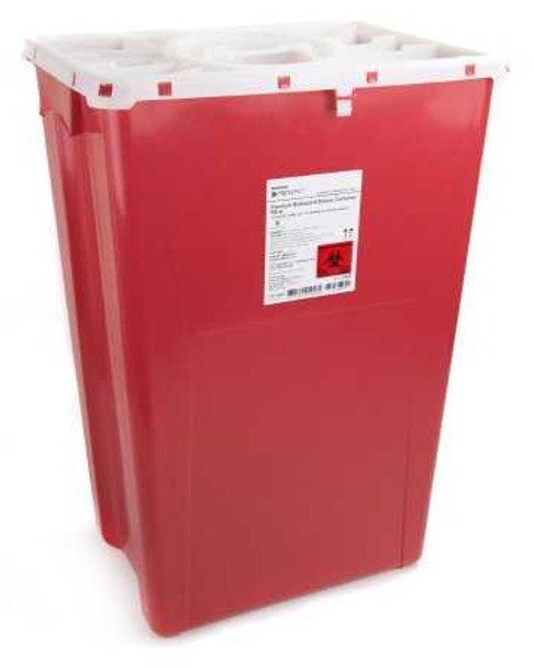 Sharps Container McKesson Prevent 24.68H X 17.3W X 13L Inch 18 Gallon Red 2268 Case/7 2268 MCK BRAND 862336_CS