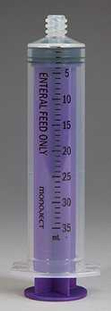 Oral Dispenser Syringe Monoject 35 mL Enfit Tip Without Safety 435SE Each/1 435SE Monoject 1055384_EA