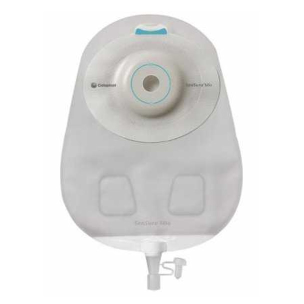 Urostomy Pouch SenSura Mio Convex One-Piece System 10-1/2 Inch Length Maxi 3/8 to 1-11/16 Inch Drainable Convex Light Trim to Fit 16837 Box/10 16837 COLOPLAST INCORPORATED 995405_BX