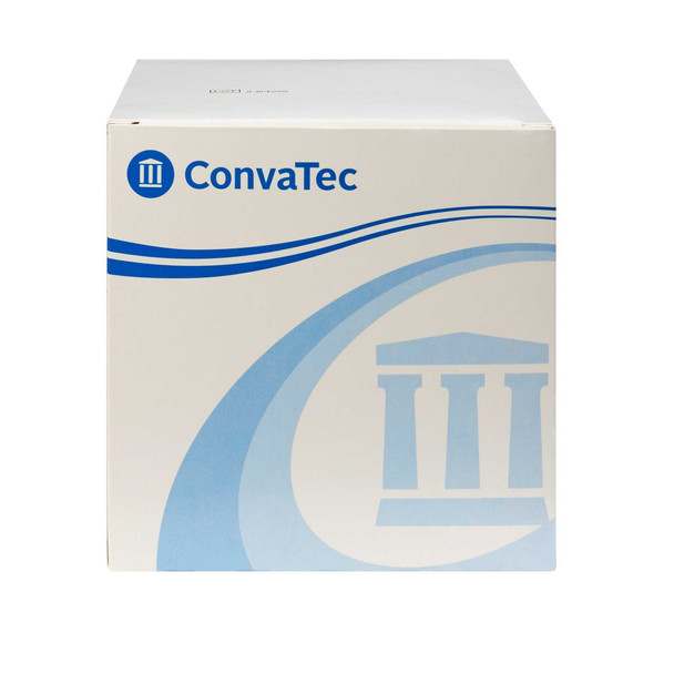 Colostomy Barrier Sur-Fit Natura Pre-Cut Extended Wear Durahesive White Tape 1-3/4 Inch Flange Sur-Fit Natura Hydrocolloid 1-1/8 Inch Stoma 413182 Box/10 413182 CONVA TEC 466131_BX