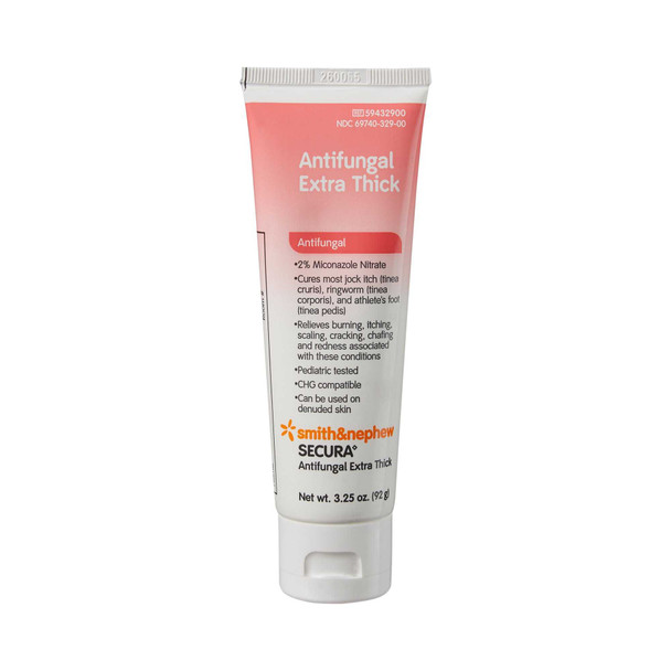 Antifungal Secura 2% Strength Cream 3-1/4 oz. Tube 59432900 Each/1 59432900 UNITED / SMITH & NEPHEW 317440_EA