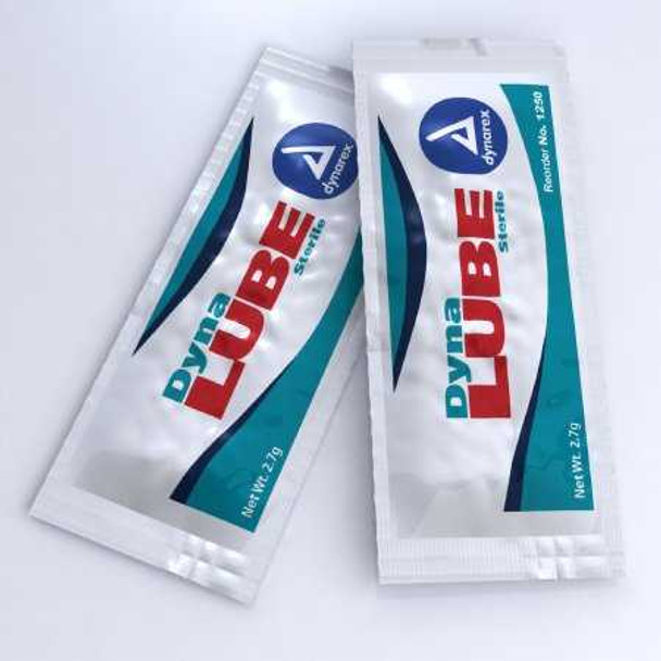 Lubricating Jelly Dyna Lube 2.7 Gram Individual Packet Sterile 1250 Each/1 1250 DYNAREX CORP. 746741_EA