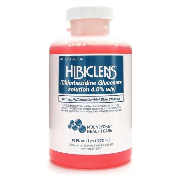 Antiseptic / Antimicrobial Skin Cleanser Hibiclens® 16 oz. Pump Bottle 4% Strength CHG (Chlorhexidine Gluconate) NonSterile 57516 Each/1
