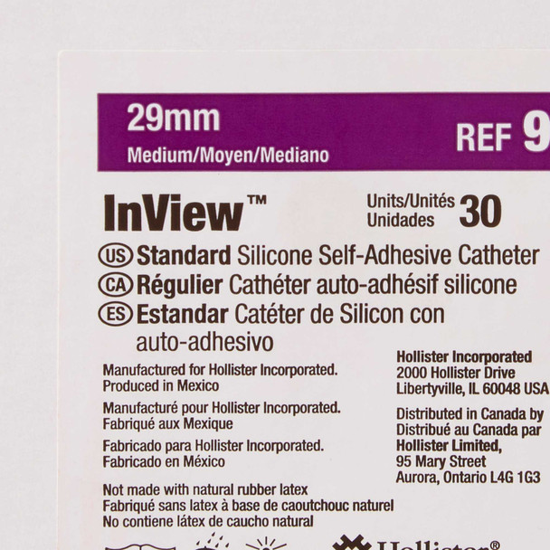 Male External Catheter InView Self-Adhesive Silicone Medium 97529 Each/1 97529 HOLLISTER, INC. 446745_EA