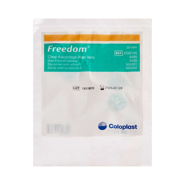 Male External Catheter Freedom Cath Self-Adhesive Strip Latex Small 8000 Each/1 8000 COLOPLAST INCORPORATED 152249_EA