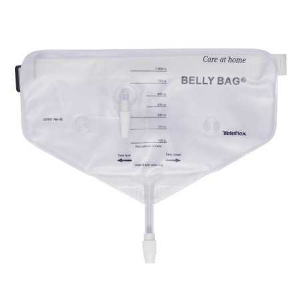 Urinary Drain Bag Belly Bag Anti-Reflux Valve 1000 mL Vinyl B1000 Box/10 B1000 TELEFLEX MEDICAL 458450_BX