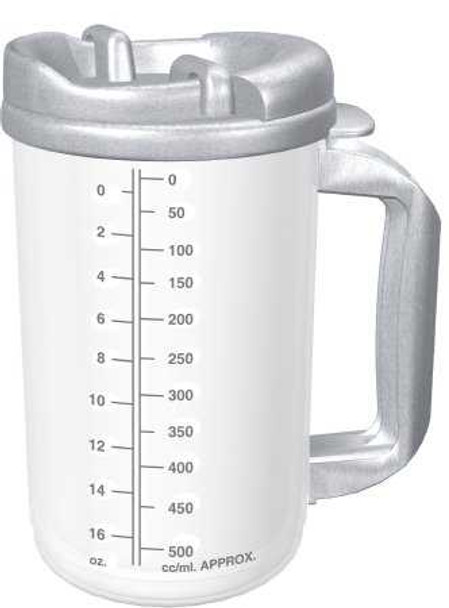 Drinking Mug Whirley-DrinkWorks 20 oz. Clear Cup / Granite Lid Plastic Reusable TM-20 Each/1 Whirley 570986_EA