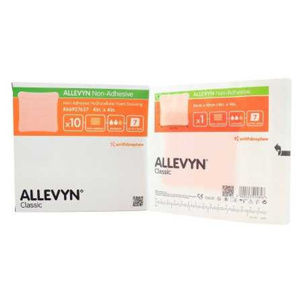 Foam Dressing Allevyn 4 X 4 Inch Square Non-Adhesive without Border Sterile 66927637 Each/1 66927637 UNITED / SMITH & NEPHEW 226263_EA