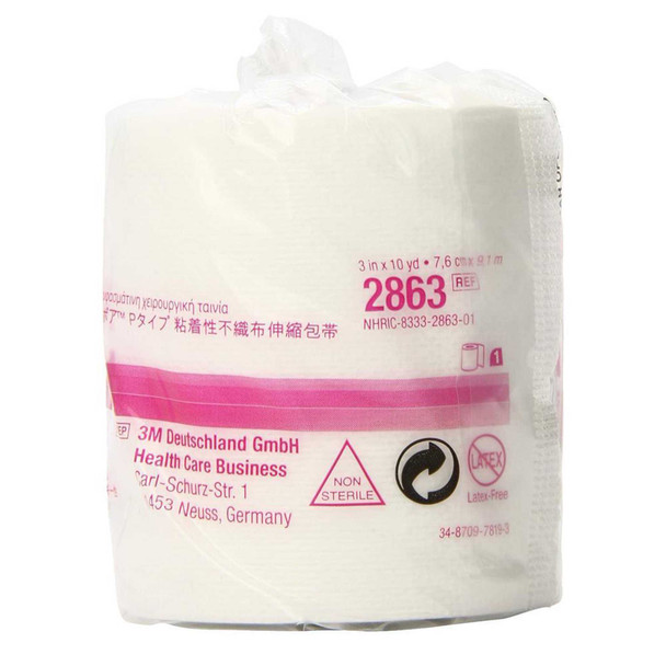 Medical Tape 3M Medipore H Water Resistant Cloth 3 Inch X 10 Yard NonSterile 2863 Each/1 2863 3M 324082_RL