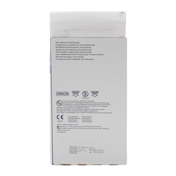 Non-Adherent Dressing TelfaOuchless Cotton 3 X 8 Inch Sterile 1238 Box/50 1238 KENDALL HEALTHCARE PROD INC. 9924_CT