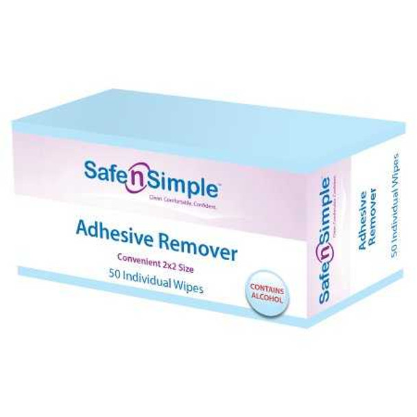 Adhesive Remover Wipe SNS00650 Box/50 SNS00650 SAFE N SIMPLE LLC 895484_BX