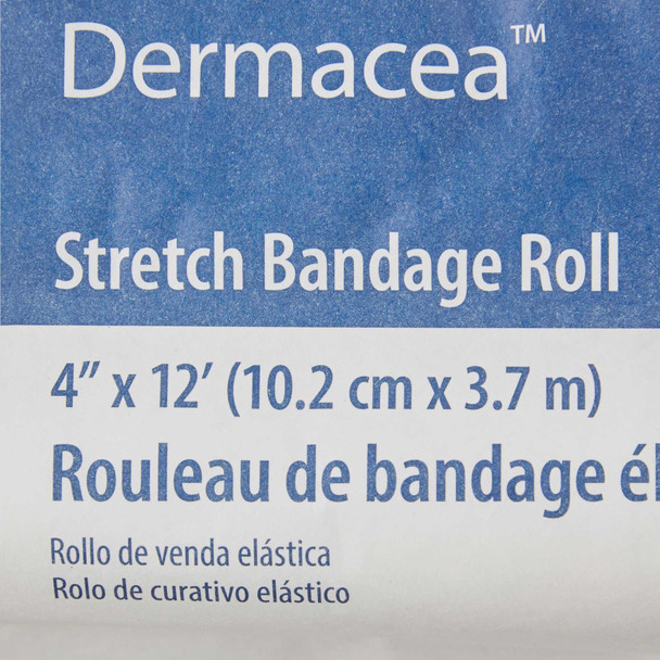 Conforming Bandage Dermacea Cotton / Polyester 1-Ply 4 Inch X 4 Yard Roll NonSterile 441502 Case/96 441502 KENDALL HEALTHCARE PROD INC. 516683_CS