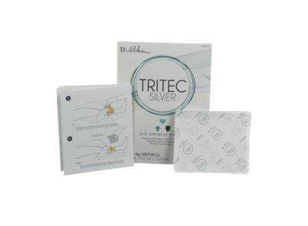 Silver Dressing Tritec Silver 4 X 5 Inch Rectangle Sterile 3000005137 Each/1 3000005137 MILLIKEN & COMPANY 670982_EA