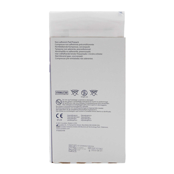 Non-Adherent Dressing TelfaOuchless Cotton 3 X 8 Inch Sterile 1238 Case/600 1238 KENDALL HEALTHCARE PROD INC. 9924_CS