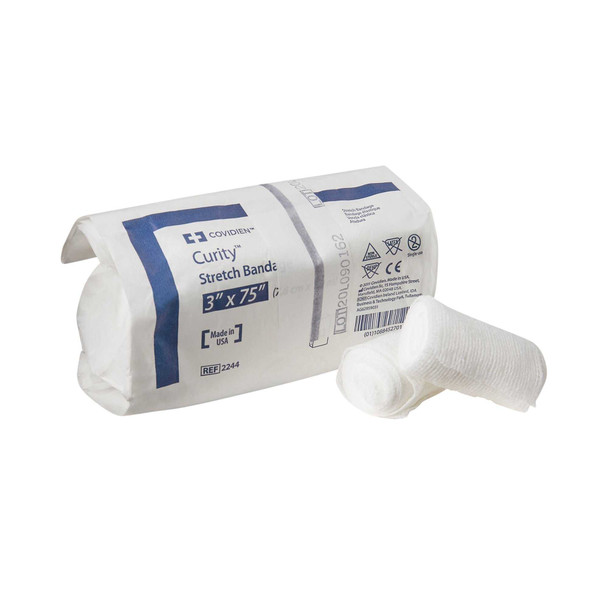 Conforming Bandage Curity Cotton / Polyester 1-Ply 3 X 75 Inch Roll NonSterile 2244 Case/96 2244 KENDALL HEALTHCARE PROD INC. 188591_CS