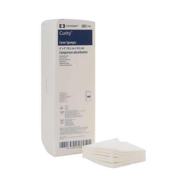 Cellulose Dressing Curity NonWoven Fabric / Cellulose Wadding 4 X 4 Inch 1792 Case/2000 1792 KENDALL HEALTHCARE PROD INC. 9957_CS